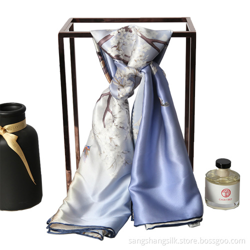 Women's scarf fashion pattern pure silk